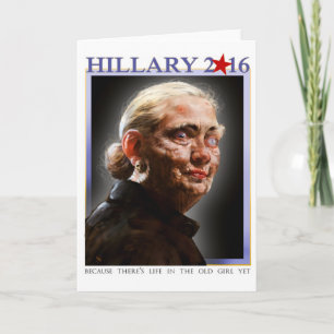 Hillary 2016 greeting card karte