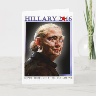 Hillary 2016 greeting card karte