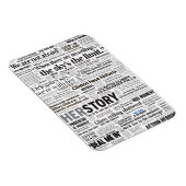 Hillary 2016 Historic Headline Magnet (Rechte Seite)