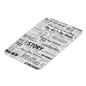 Hillary 2016 Historic Headline Magnet (Linke Seite)