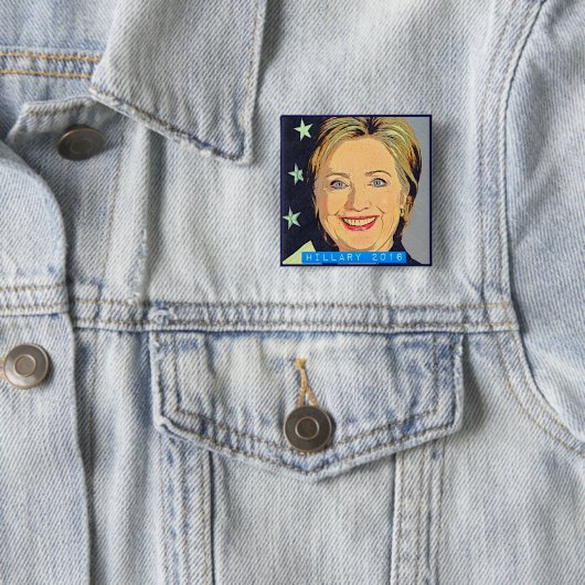 HILLARY 2016! ITIS ZEIT BUTTON (Beispiel)