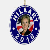 Hillary 2016 keramik ornament (Rechts)