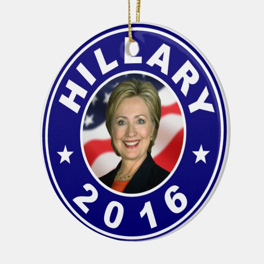 Hillary 2016 keramik ornament (Links)