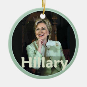 Hillary 2016 keramik ornament
