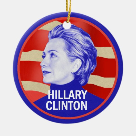 Hillary 2016 keramikornament (Vorne)