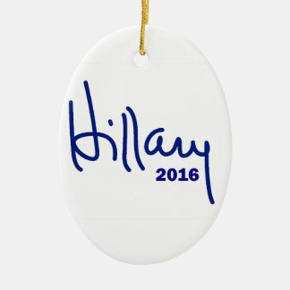 Hillary 2016 keramikornament