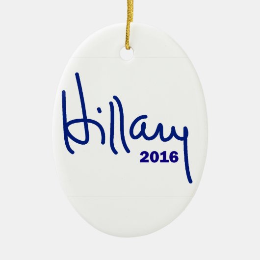 Hillary 2016 keramikornament (Vorne)