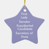 Hillary 2016 keramikornament (Hinten)