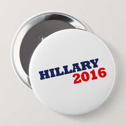 HILLARY 2016 - .png Button (Vorne & Hinten)