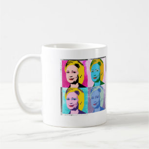 hillary 2016 pop art - - kaffeetasse
