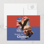 Hillary 2016 Postcard Postkarte (Vorne/Hinten)