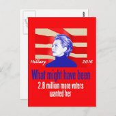 Hillary 2016 Postcard Postkarte (Vorne/Hinten)