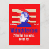 Hillary 2016 Postcard Postkarte (Vorderseite)