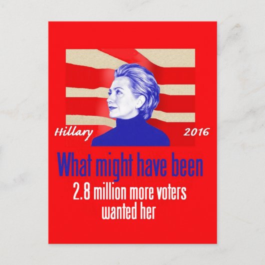Hillary 2016 Postcard Postkarte (Vorderseite)