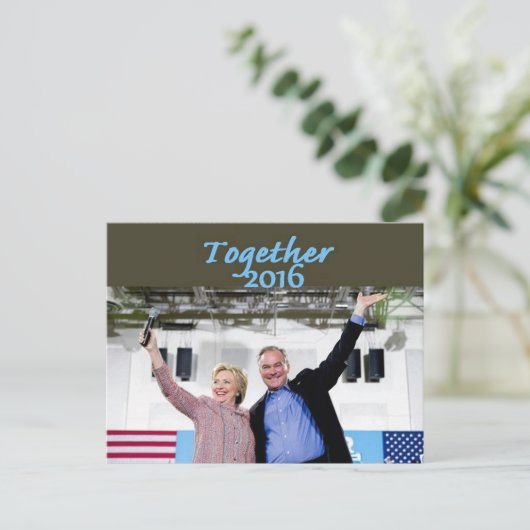 Hillary 2016 Postcard Postkarte (Stehend Vorderseite)