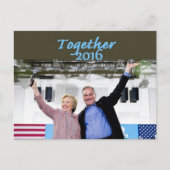 Hillary 2016 Postcard Postkarte (Vorderseite)