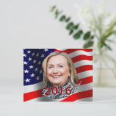 Hillary 2016 Postcard Postkarte (Stehend Vorderseite)