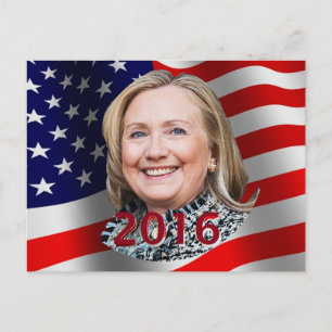 Hillary 2016 Postcard Postkarte