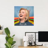 Hillary 2016 poster (Heimbüro)