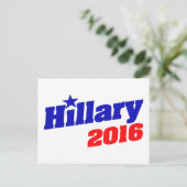 Hillary 2016 postkarte (Stehend Vorderseite)