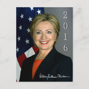 Hillary 2016 postkarte