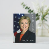 Hillary 2016 postkarte (Stehend Vorderseite)