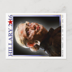 Hillary 2016 Postkarte