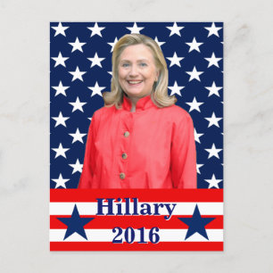 Hillary 2016 postkarte