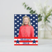 Hillary 2016 postkarte (Stehend Vorderseite)