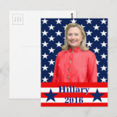 Hillary 2016 postkarte (Vorne/Hinten)