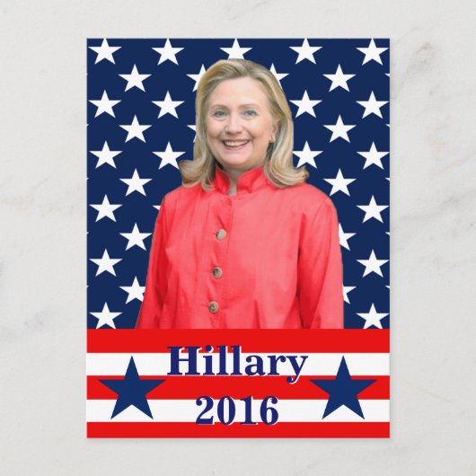 Hillary 2016 postkarte (Vorderseite)