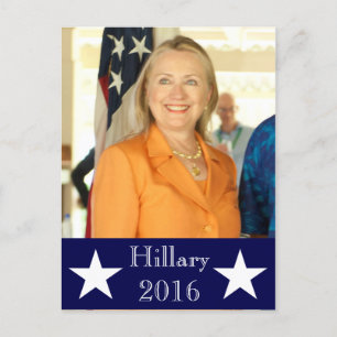 Hillary 2016 postkarte