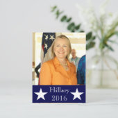 Hillary 2016 postkarte (Stehend Vorderseite)