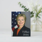 Hillary 2016 postkarte (Stehend Vorderseite)