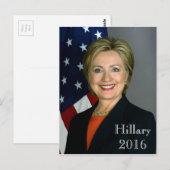 Hillary 2016 postkarte (Vorne/Hinten)
