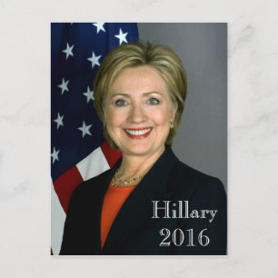 Hillary 2016 postkarte
