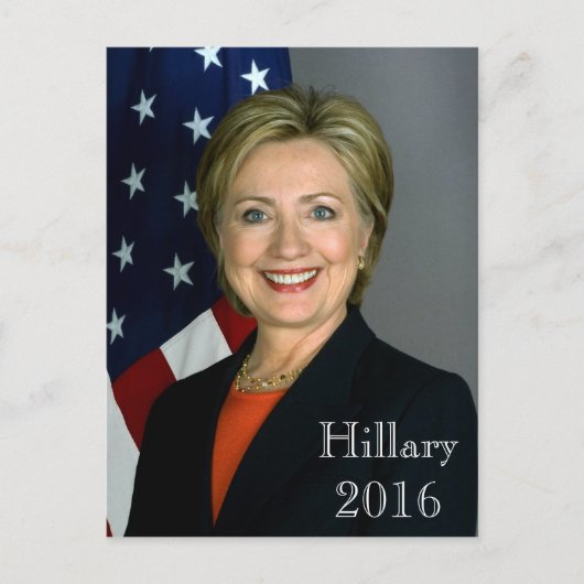 Hillary 2016 postkarte (Vorderseite)