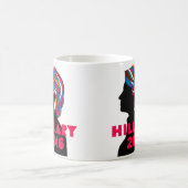 Hillary 2016: Retro Entwurfs-Kaffee-Tasse Kaffeetasse (Mittel)