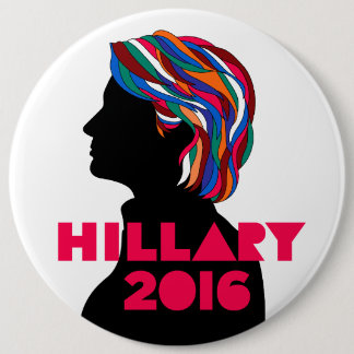 Hillary 2016 Retro Entwurfs-Knopf (kolossaler 6 Button