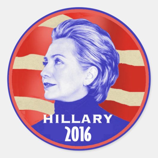 Hillary 2016 Sticker (Vorderseite)