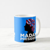 Hillary 2016: Tasse "Frau-Präsident" Kaffee (VorderseiteRechts)