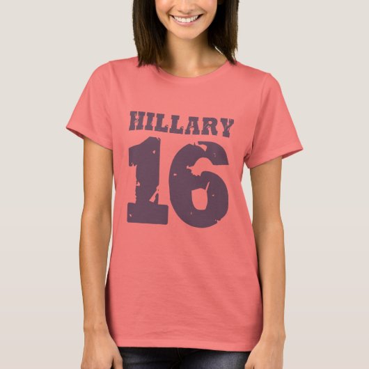 HILLARY 2016 UNIFORM DISTRESSED T-Shirt (Vorderseite)