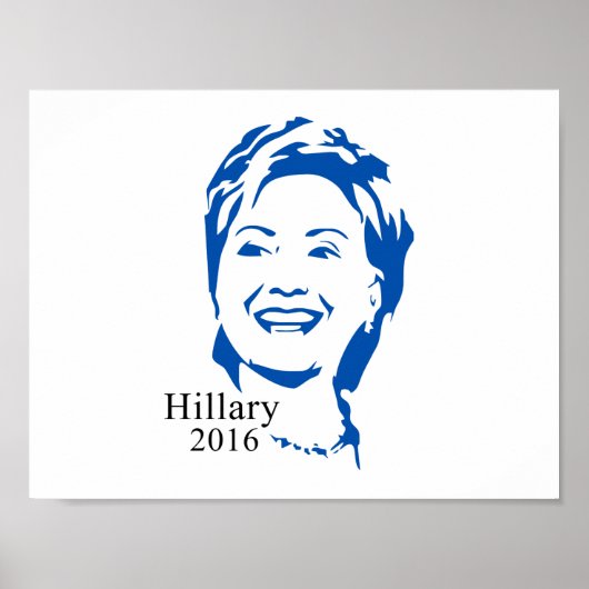 Hillary 2016 Vote Hillary Clinton für Präsident Poster (Vorne)