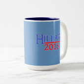 HILLARY 2016 ZWEIFARBIGE TASSE (VorderseiteRechts)