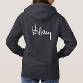 HILLARY AUTOGRAPH HOODIE (Rückseite)