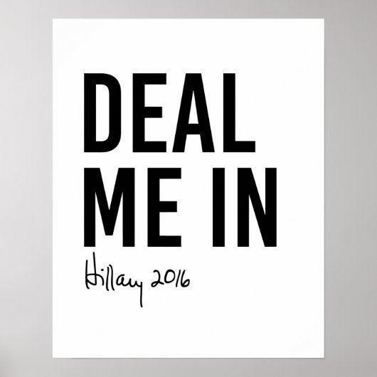 Hillary - Behandle mich in - Poster (Vorne)