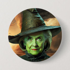 Hillary Cinton Wicked Witch of the United Staaten Button