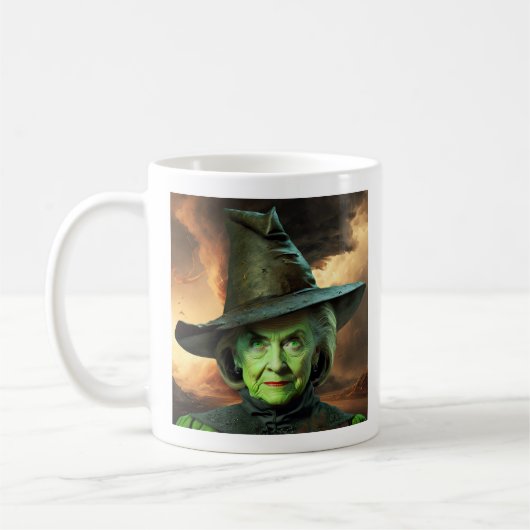 Hillary Cinton Wicked Witch of the United Staaten Kaffeetasse (Links)