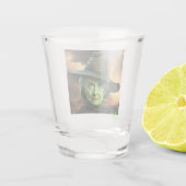Hillary Cinton Wicked Witch of the United Staaten Schnapsglas (Rückseite)