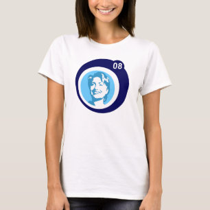 Hillary clinton 08. blaue Blasen. T-Shirt
